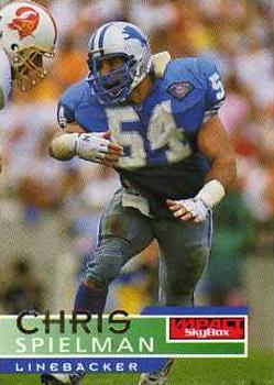 Chris Spielman Detroit Lions 1995 SkyBox Impact NFL #50